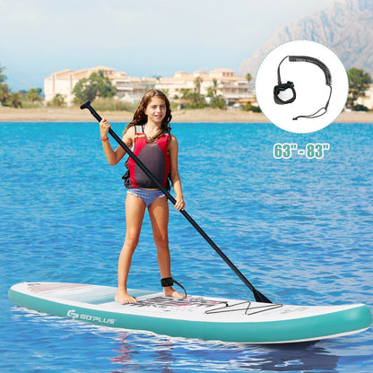 10.5 ft Inflatable Stand Up Paddle Board Surfboard with Aluminum Paddle Pump