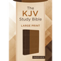 The KJV Study Bible, Large Print (Indexed) [Copper Cross] - Imitation Leather