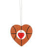 Sports Heart Ornament -  Basketball