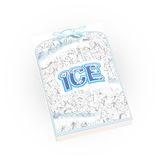 Ice Bag - Custom Made - Made Using a LEGO® Tile