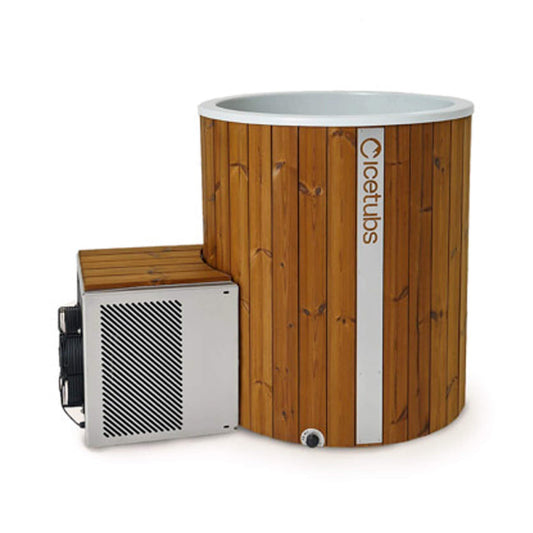 Icetubs IceBarrel XL Thermowood And Fiberglass Cold Plunge Immersion Tub (SAK35418)