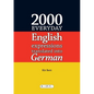 2000 Everyday English Expressions Translated into German - Paperback