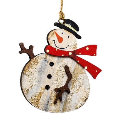 Rustic Wood Ornament -
