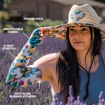 Protection Sleeves - Garden Flower - L/XL