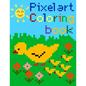 Pixel art coloring book - Paperback