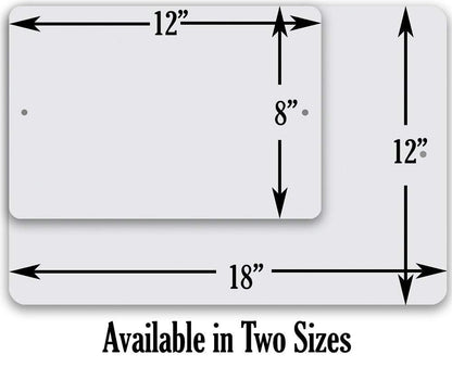 If Assholes Could Fly - Metal Sign