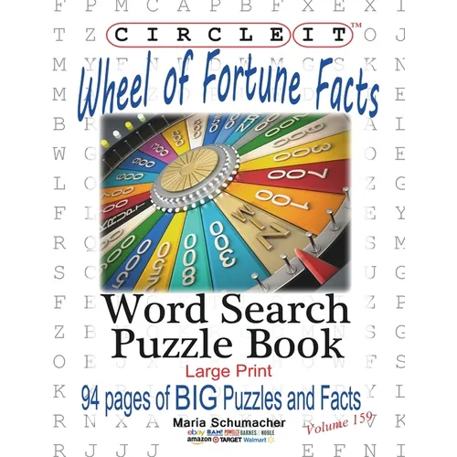 Circle It, Wheel of Fortune Facts, Word Search, Puzzle Book - Paperback