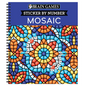 Brain Games - Sticker by Number: Mosaic (20 Complex Images to Sticker) - Spiral