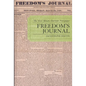 Freedom's Journal: The First African-American Newspaper - Paperback