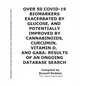 Over 50 Covid-19 Biomarkers Exacerbated by Glucose, and Potentially Improved by Cannabinoids, Curcumin, Vitamin D, and Gaba: Results of an Ongoing Dat - Paperback