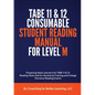 TABE 11 and 12 Consumable Student Reading Manual for Level M - Paperback