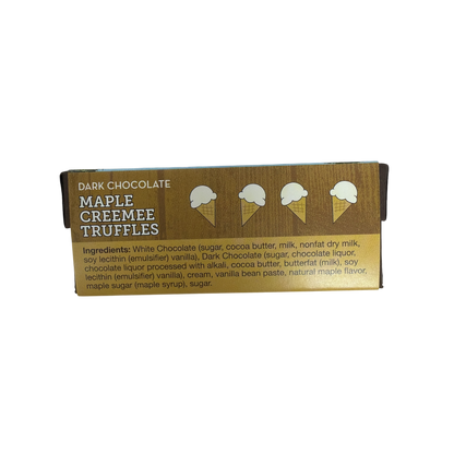 Dark Chocolate Maple Creemee Truffles - 2 Piece