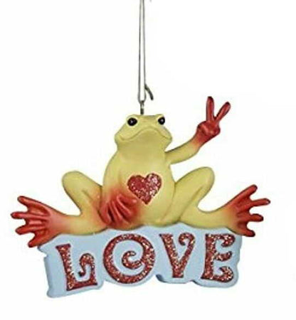 Peace Frog Ornament - Faith