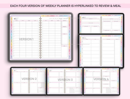 All-in-One Digital Planner 2026, 2027, 2028 Digital Planner, Digital Journal, Digital Goodnotes Template, Weekly, Daily Planner, Notability