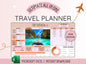 Travel Planner Digital Travel Planner for Travel Itinerary Digital Holiday Planner Holiday Itinerary Travel Organizer Travel Budget Excel