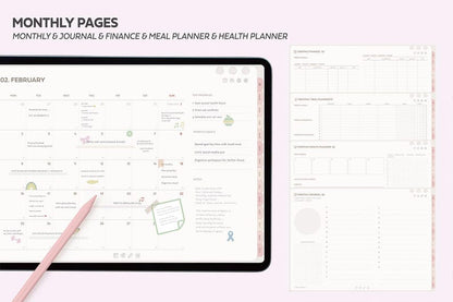 2026 ADHD Planner ChatGPT (Pink) Notability, Goodnotes Planner, iPad Planner, Daily Weekly Monthly Planner, Productivity, Self Care Planner