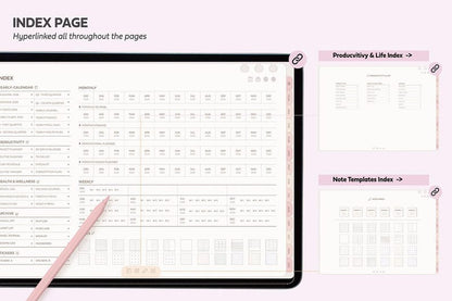2026 ADHD Planner ChatGPT (Pink) Notability, Goodnotes Planner, iPad Planner, Daily Weekly Monthly Planner, Productivity, Self Care Planner
