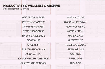 2026 ADHD Planner ChatGPT (Pink) Notability, Goodnotes Planner, iPad Planner, Daily Weekly Monthly Planner, Productivity, Self Care Planner