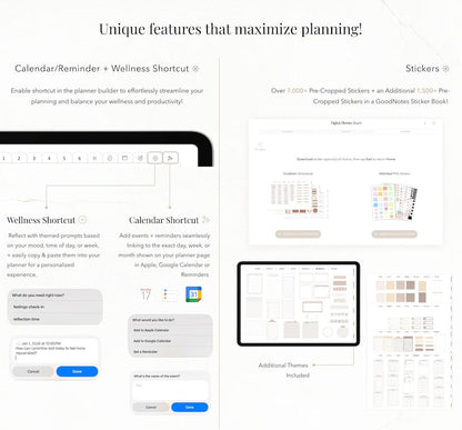 2026 Ultimate Digital Planner | Monthly, Weekly, Daily Planner, iPad Planner, Hyperlinked Digital Planner, Goodnotes Planner, Notability