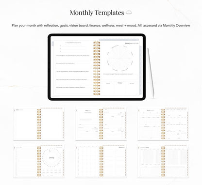 2026 Ultimate Digital Planner | Monthly, Weekly, Daily Planner, iPad Planner, Hyperlinked Digital Planner, Goodnotes Planner, Notability