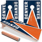 Denver Footall - Cornhole Board Wrap - Set of 2
