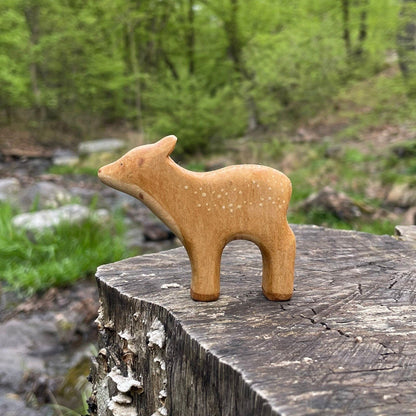 Wooden Deer Calf Waldorf Toy
