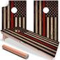 Fire Fighter Support - Cornhole Board Wrap - Set of 2