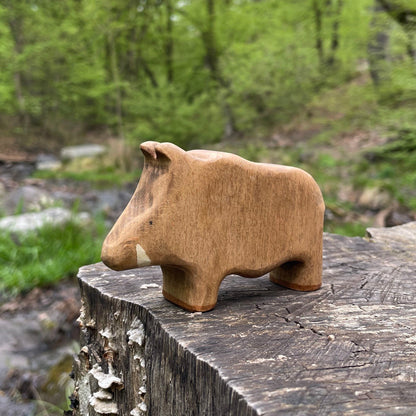 Wooden Boar Waldorf Toy