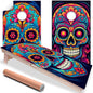 Sugar Skulls - Cornhole Board Wrap - Set of 2