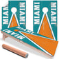 Miami Football - Cornhole Board Wrap - Set of 2