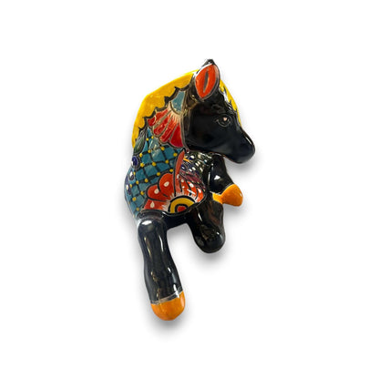 Small Talavera Horse Statue Planter