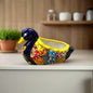 Colorful Talavera Duck Planter | Mexican Succulent Pottery Art
