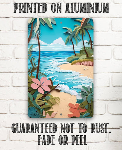 Beach Dreams - Metal Sign