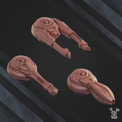 3d Printed Witcher Space Traveler Squad x3 by DakkaDakka Miniatures