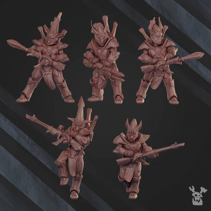 3d Printed Shadow Blade Squad x5 by DakkaDakka