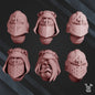 3d Printed War Sisters Bits - Helmet Set x6 by DakkaDakka