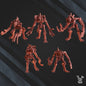 3d Printed Robot Legions Flesh Eaters x5 by DakkaDakka Miniatures