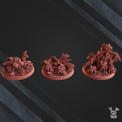 3d Printed Robot Legions Bot Swarms x3 by DakkaDakka