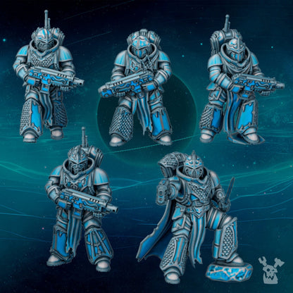 3d Printed Scylla Legion Squad x10 by DakkaDakka Miniatures