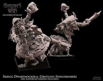 3D printed Skrigg Dwarfmocker the Goblin King by Avatars of War