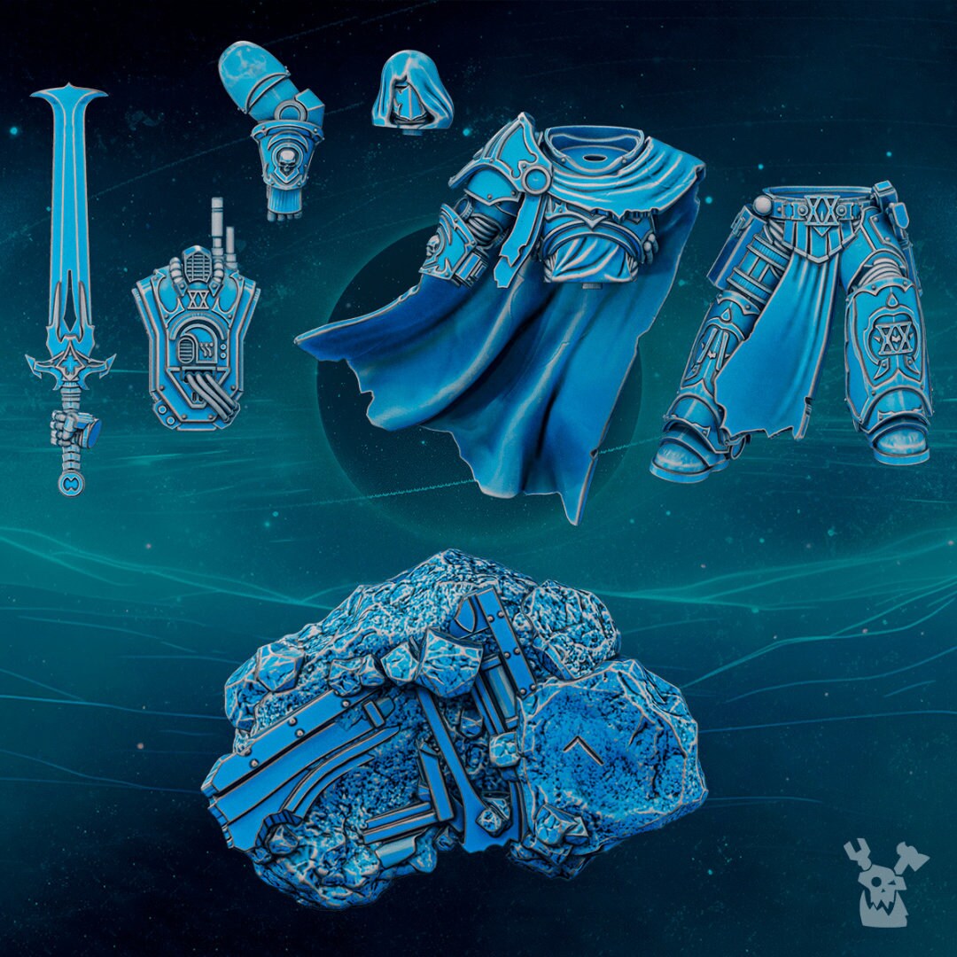 3d Printed Scylla Legion Omegor the Second by DakkaDakka Miniatures