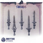 3d Printed Swords x10 by Greytide Studio