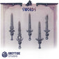 3d Printed Primal Hounds Swords x10 by Greytide Studio