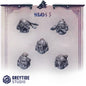 3d Printed Helmets x10 by Greytide Studio