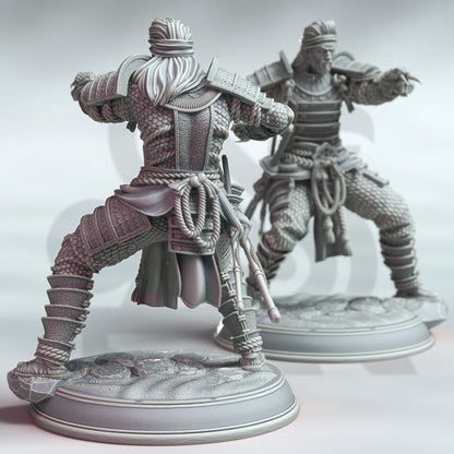 3D Printed Samurai of the Serpent by DM Stash