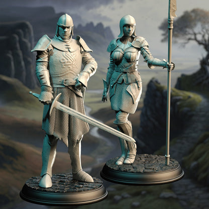 3D Printed Golden Griffin Footsoldiers by DM Stash