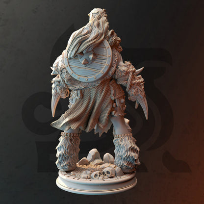 3D Printed Female Barbarian Berserker by DM Stash