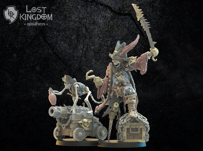 3d Printed Captain Sawleg and Mr. Boom by Lost Kingdom Miniatures