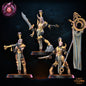 3d Printed Depravation Command Group by Lost Kingdom Miniatures