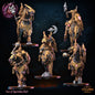 3d Printed Perversion Knights x5 by Lost Kingdom Miniatures